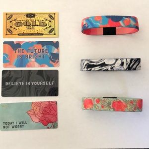 Zox wristbands set of three with collectors cards
